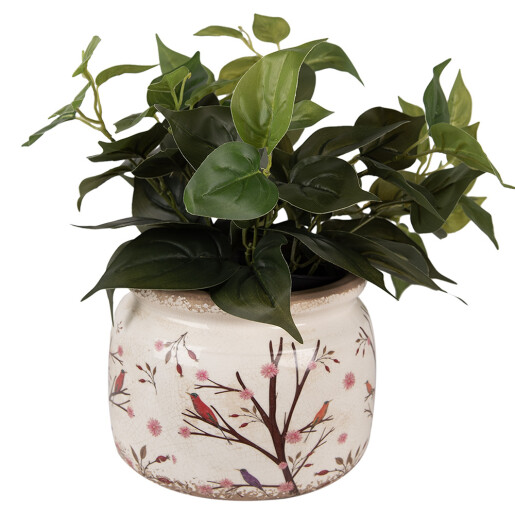 Ghiveci flori ceramica multicolora Forest 20x15 cm