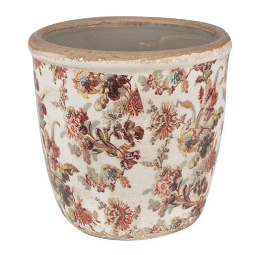 Ghiveci flori ceramica multicolora Autumn 14x13 cm