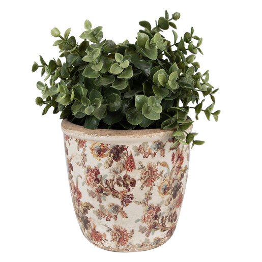 Ghiveci flori ceramica multicolora Autumn 14x13 cm