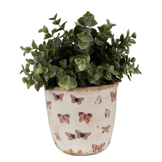 Ghiveci flori ceramica Fluturasi 13x12 cm