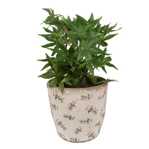 Ghiveci flori ceramica multicolora Masline 16x16 cm