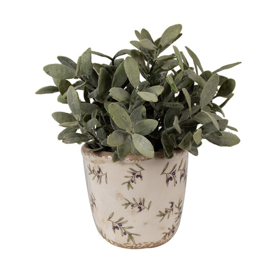 Ghiveci flori ceramica Masline 11x10 cm