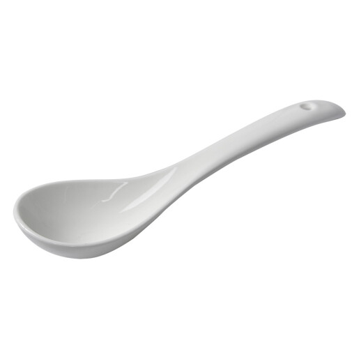 Lingura ceramica alba 15x4x2 cm