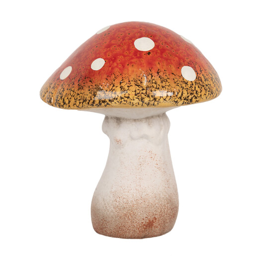 Ciupercuta decorativa ceramica multicolora 13x13x15 cm