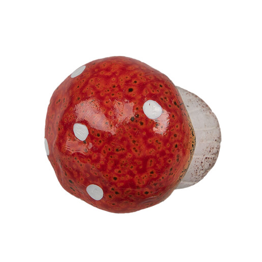 Set 3 Ciupercute decorative ceramica multicolora 5x5 cm