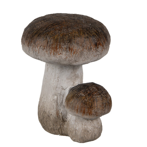 Ciupercute decorative ceramica alba maro 6x5x7 cm