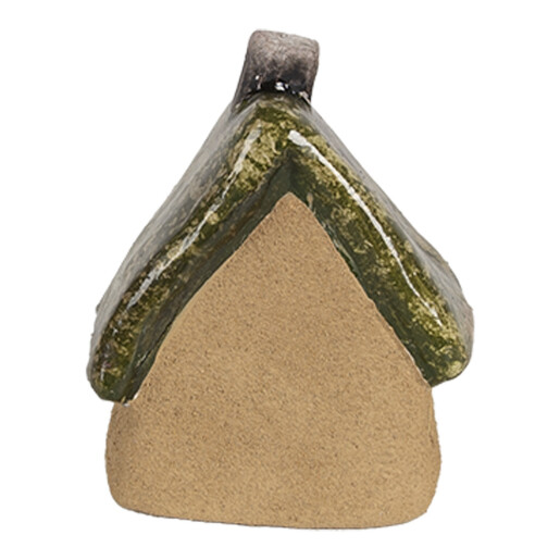 Casuta decorativa ceramica multicolora 7x6x9 cm