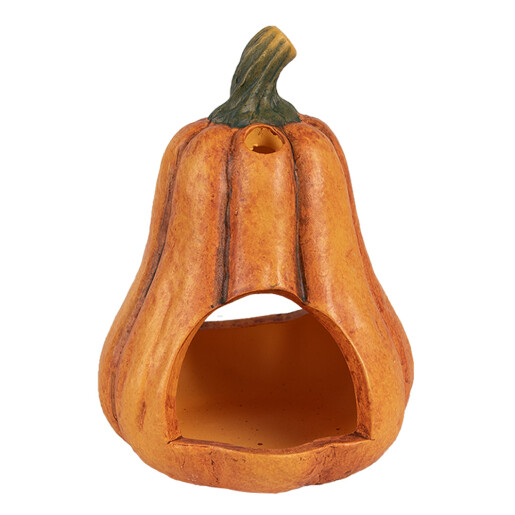 Dovleac decorativ ceramica portocalie OG 12x17 cm