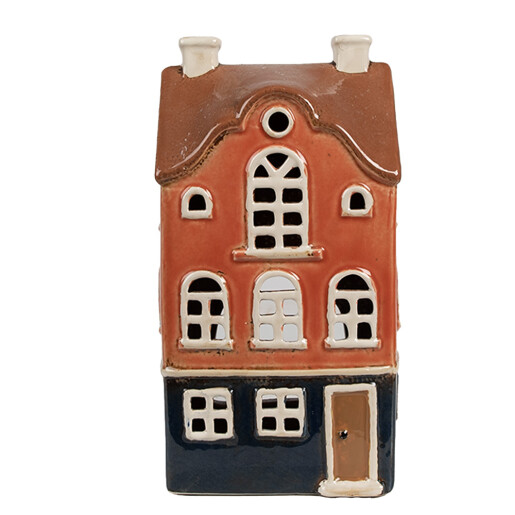 Candela Casuta ceramica multicolora 12x9x22 cm