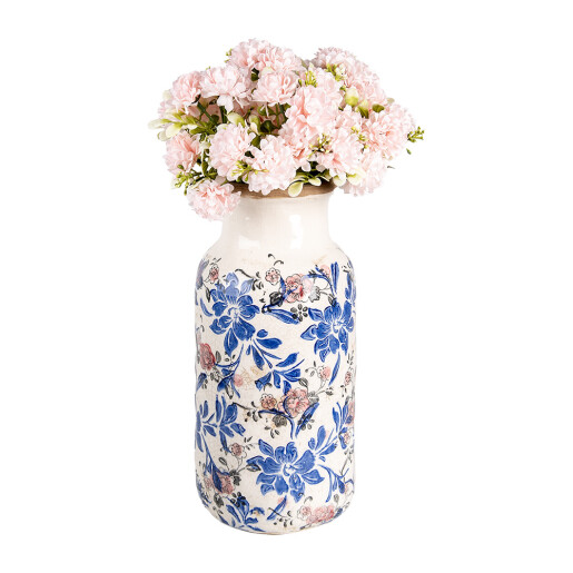 Vaza flori ceramica multicolora 15x32 cm