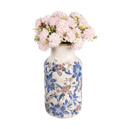 Vaza flori ceramica multicolora 14x26 cm