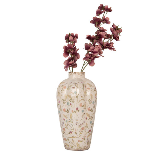 Vaza flori ceramica multicolora 21x34 cm