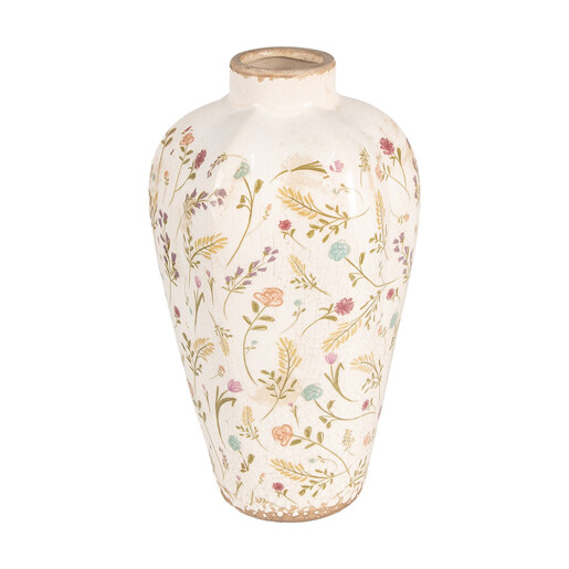 Vaza flori ceramica multicolora 17x30 cm