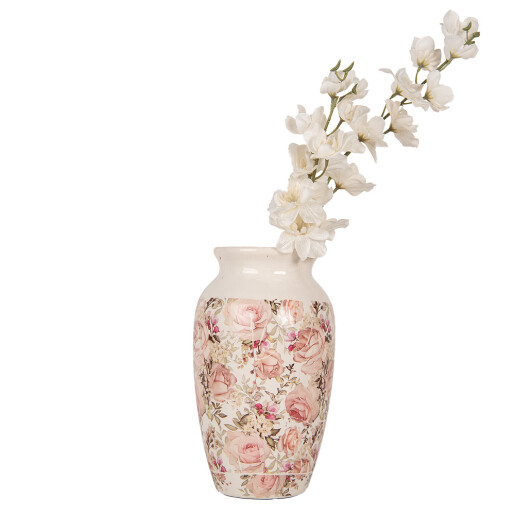 Vaza flori ceramica multicolora Roses Ø 16x27 cm