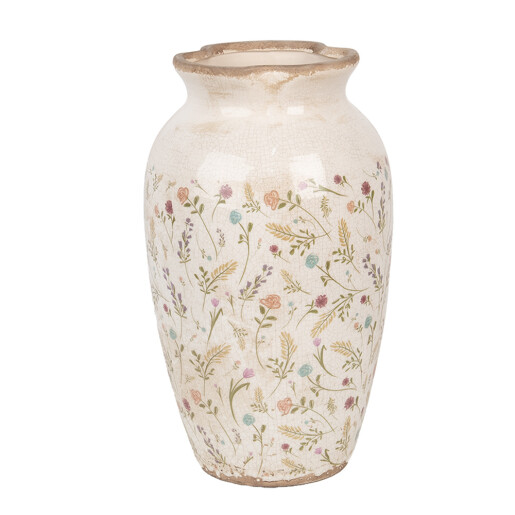 Vaza flori ceramica multicolora Summer 21x37 cm