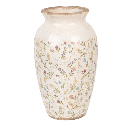 Vaza flori ceramica multicolora Summer 21x37 cm