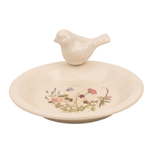 Hranitoare pasari ceramica multicolora Ø 21x10 cm