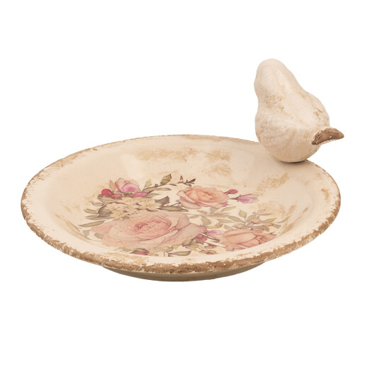 Hranitoare pasari ceramica multicolora Bird Ø 21x10 cm