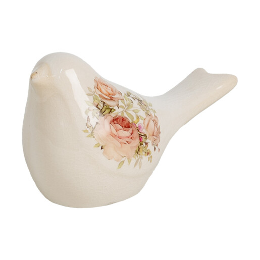 Figurina Pasare ceramica multicolora 16x7x9 cm