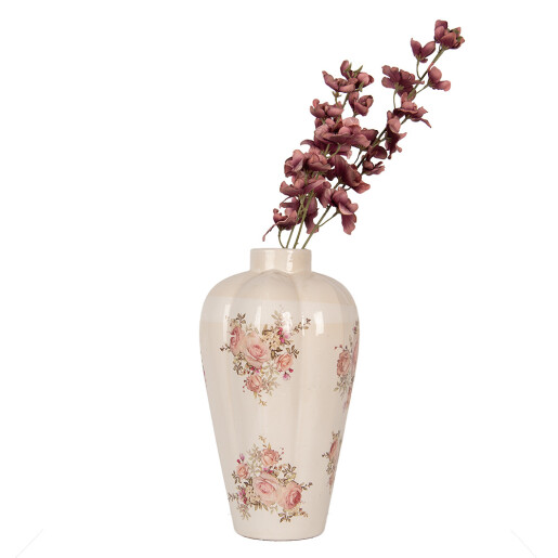 Vaza flori ceramica multicolora Roses 24x40 cm