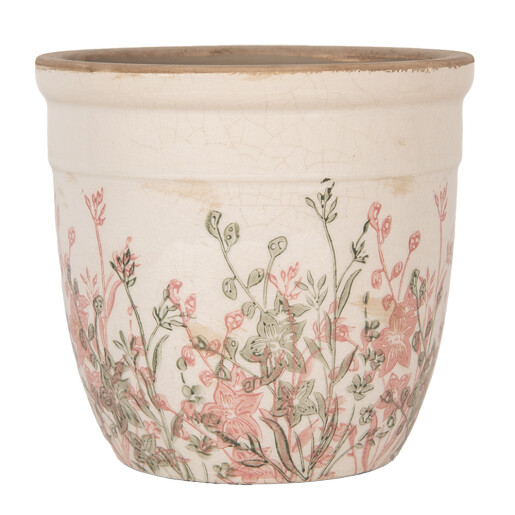 Ghiveci flori ceramica multicolora Garden 18x17 cm