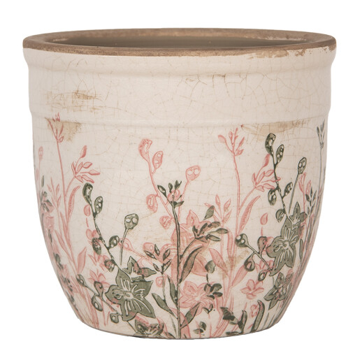 Ghiveci flori ceramica multicolora 13x11 cm