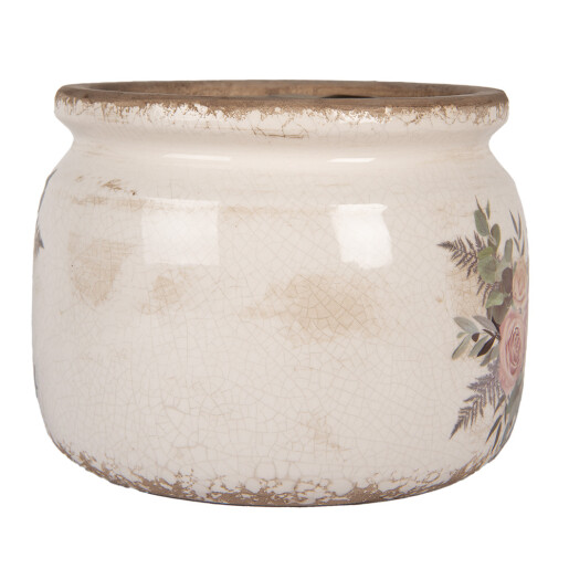 Ghiveci flori ceramica multicolora Ø 20x15 cm