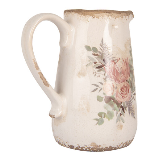 Carafa decorativa ceramica multicolora Roses  21x15x23 cm