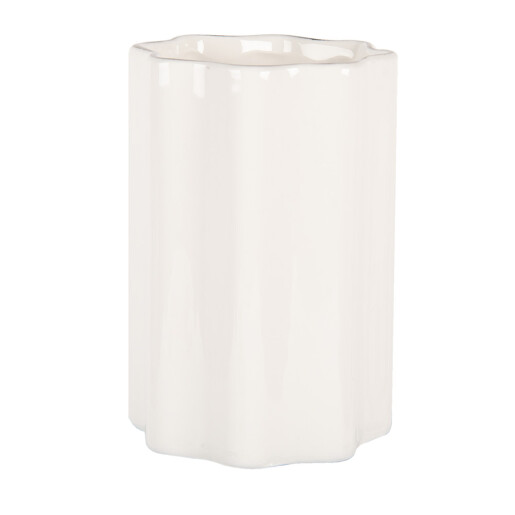 Suport periute dinti ceramica alba 7x11 cm