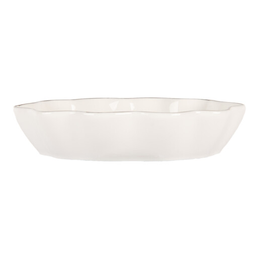 Savoniera ceramica alba 15x10x3 cm