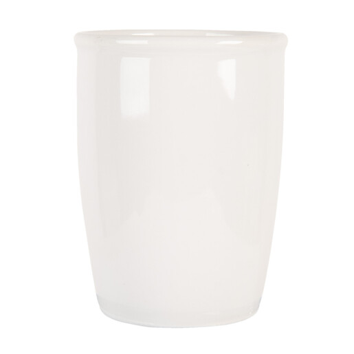 Suport periute dinti ceramica alba gri 8x10 cm