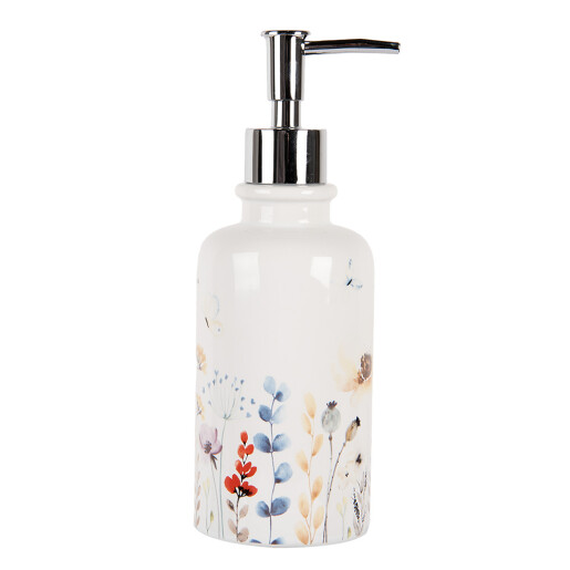 Dispenser sapun ceramica multicolor 9x20 cm, 350 ml