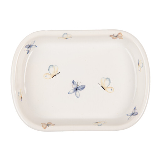Savoniera ceramica multicolora 13x10x3 cm