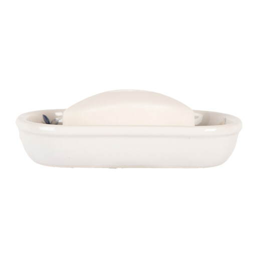 Savoniera ceramica multicolora 13x10x3 cm