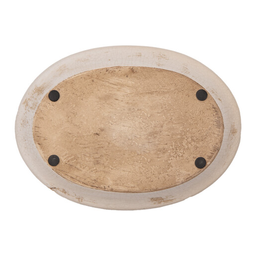 Tava decorativa cu suport ceramica multicolora Capsuni 25x18x3 cm