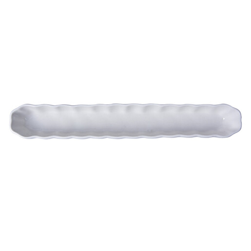 Bol servire ceramica alba 26x4x3 cm