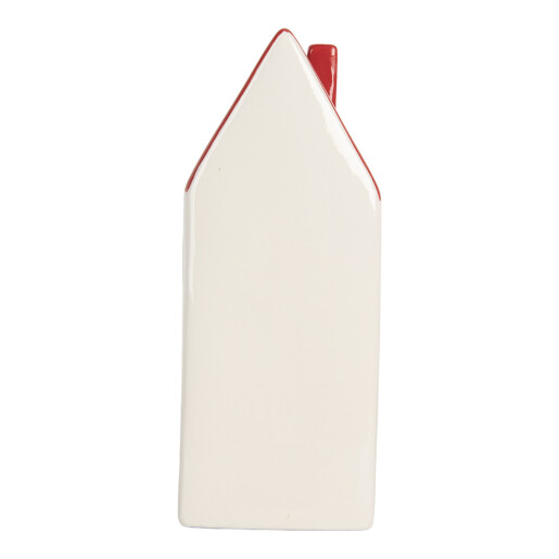 Casuta Craciun ceramica multicolora cu led 7x6x19 cm