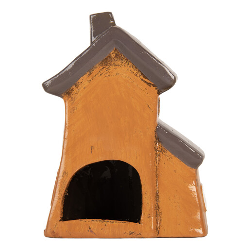 Candela Craciun Casuta ceramica multicolora 16x11x22 cm