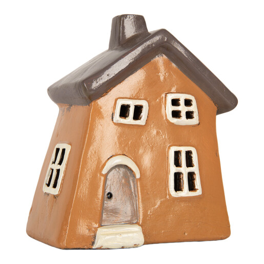 Candela Craciun Casuta ceramica multicolora 18x13x20 cm