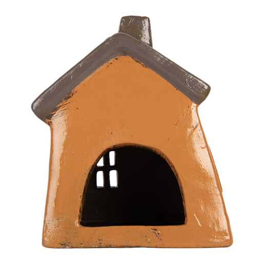 Candela Craciun Casuta ceramica multicolora 18x13x20 cm