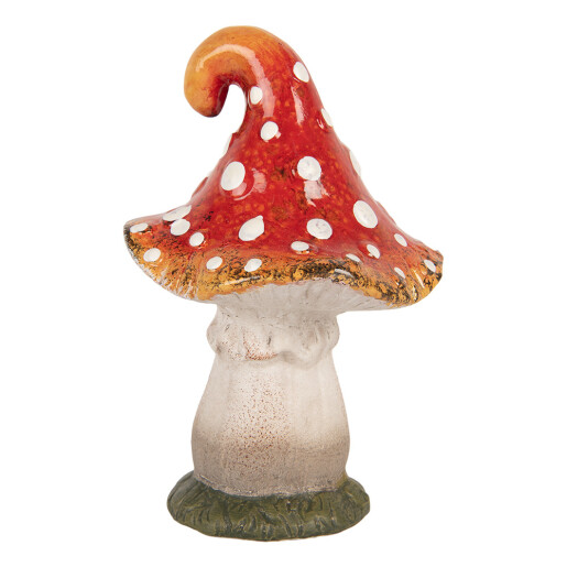 Ciupercuta decorativa ceramica multicolora 11x11x16 cm