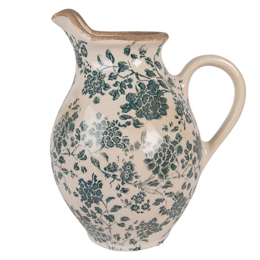 Carafa decorativa bej verde 21x16x24 cm