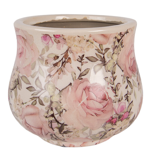 Ghiveci flori ceramica Trandafiri Ø 15x13 cm
