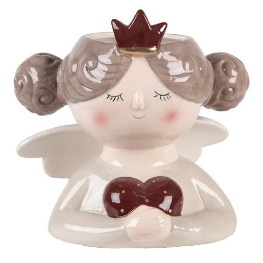 Ghiveci Inger ceramica multicolora 17x14x17 cm