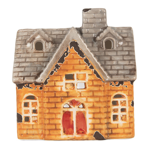 Candela Craciun ceramica multicolora 13x8x14 cm