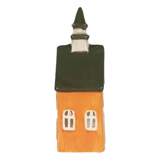 Candela Casuta Craciun ceramica multicolora 10x7x21 cm