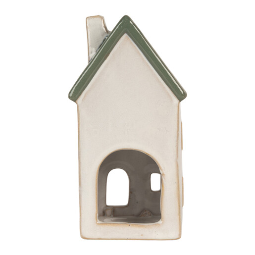 Candela Casuta Craciun ceramica multicolora 9x8x18 cm