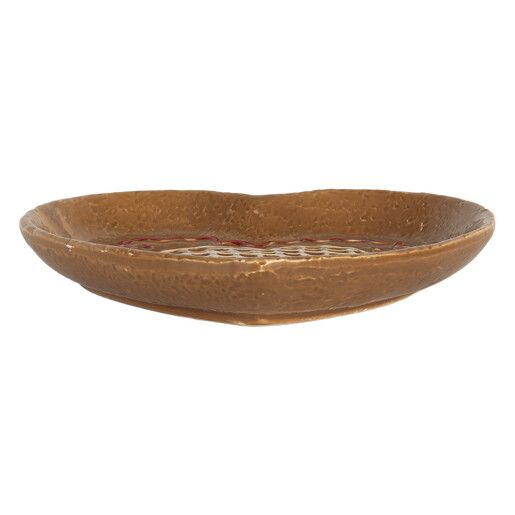 Platou ceramica multicolora 17x17x3 cm