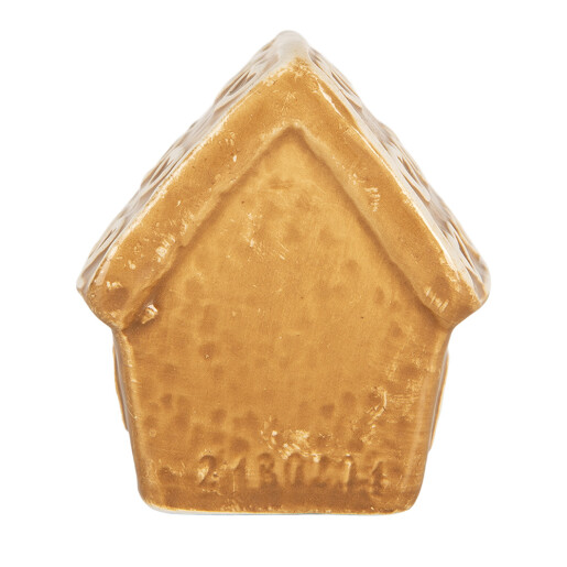 Suport card Casuta Craciun ceramica 5x4x6 cm