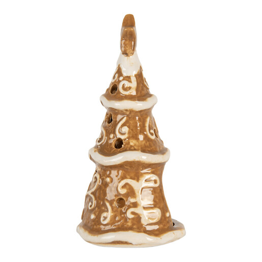 Candela Craciun ceramica alba maro Ø 8x15 cm